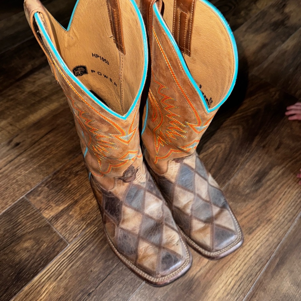 HP Horse Power Western Cowboy Boots